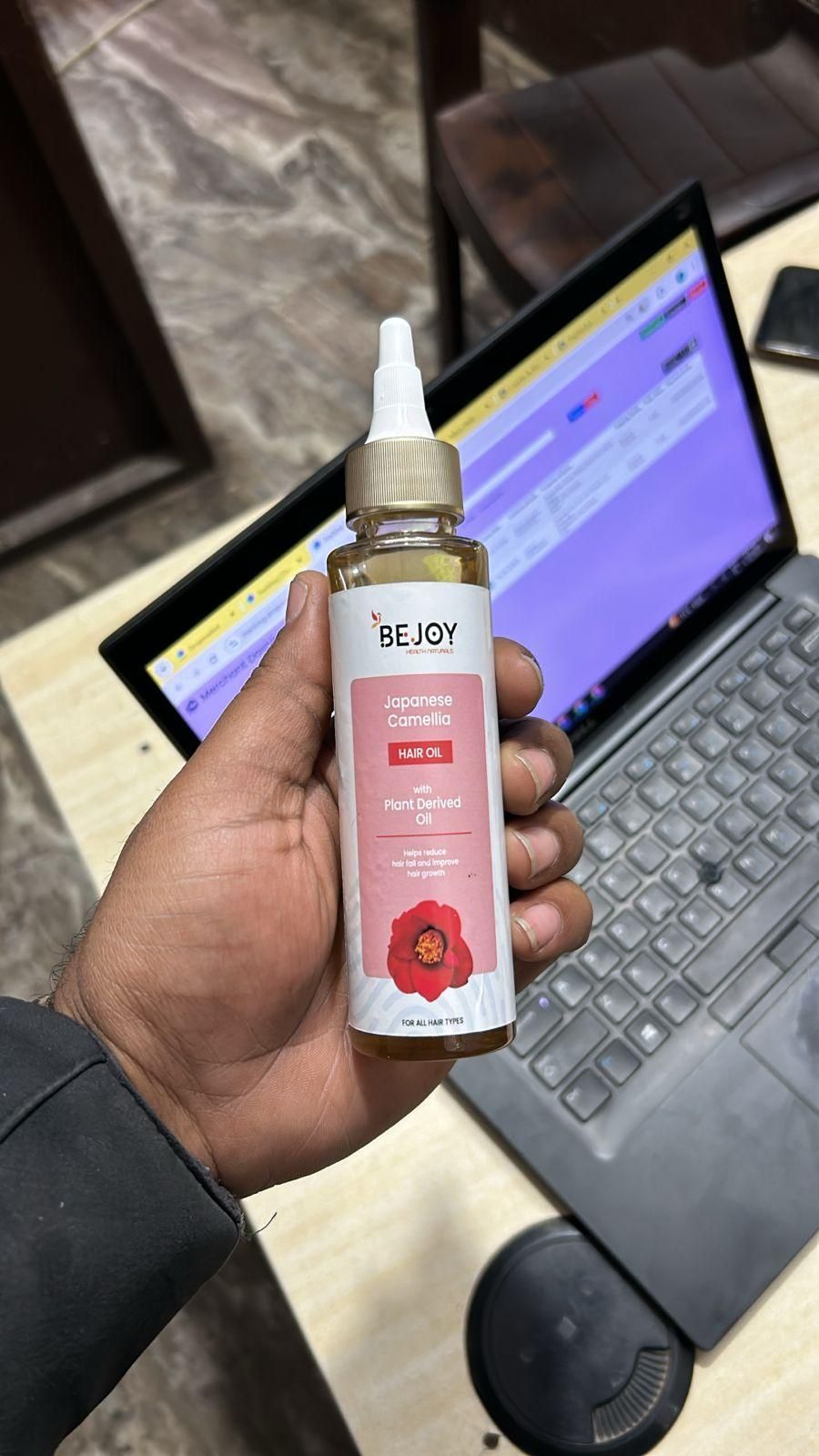 Bejoy Japanese Camellia Hair Oil 150 ml (Pack of 2) Free Shipping ( COD available)