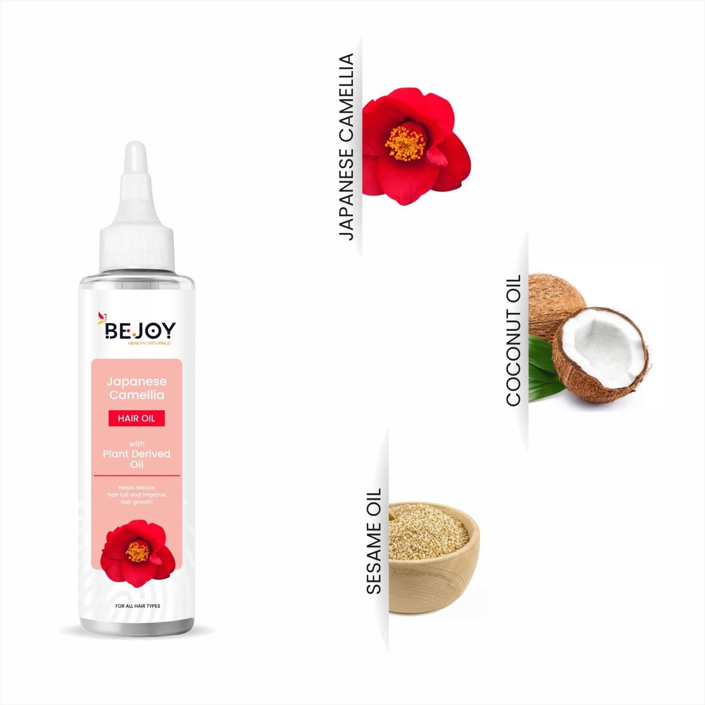 Bejoy Japanese Camellia Hair Oil 150 ml (Pack of 2) Free Shipping ( COD available)