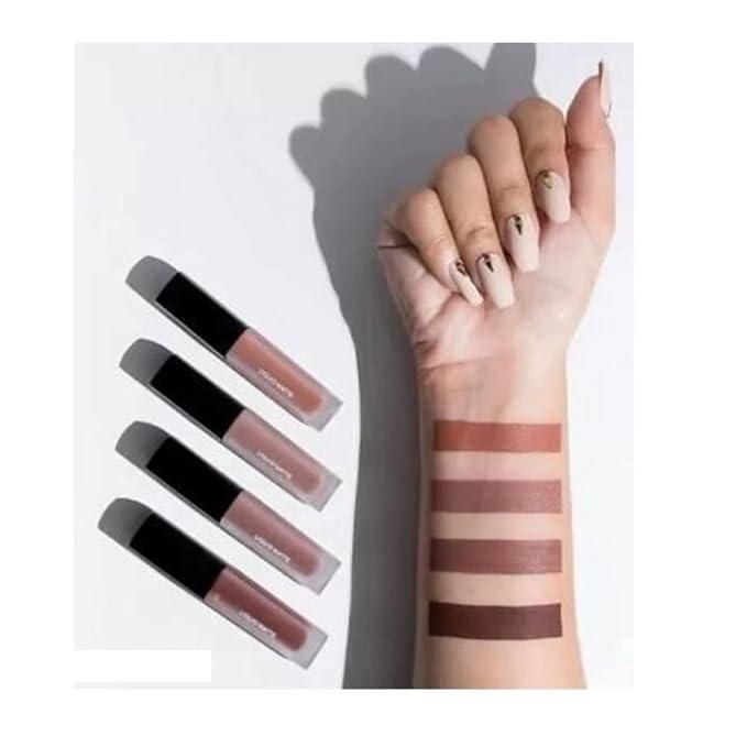 Nude Red Edition Different Shades Liquid Lipstick Set of 4 (16ml) ( Free shipping + COD Available )