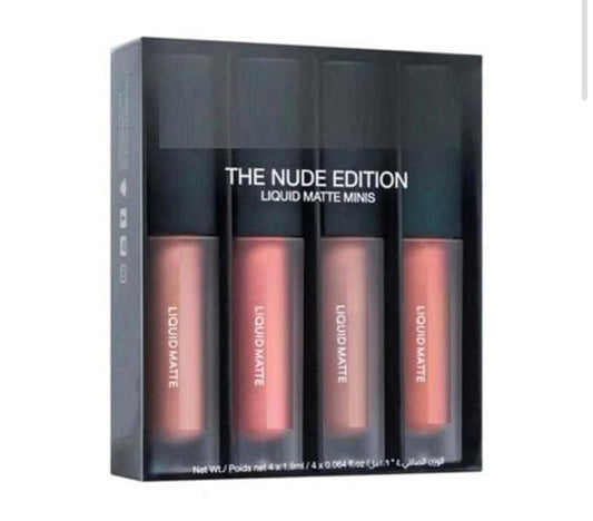 Nude Red Edition Different Shades Liquid Lipstick Set of 4 (16ml) ( Free shipping + COD Available )