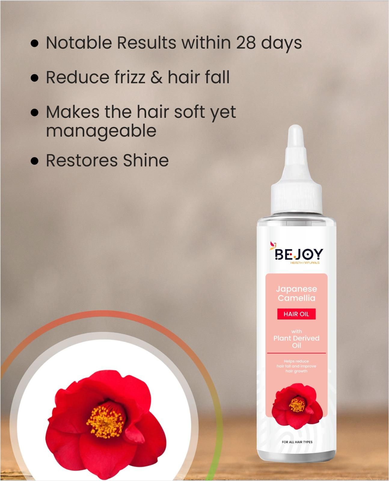 Bejoy Japanese Camellia Hair Oil  150 ml (Pack of 2) Free Shipping ( COD available)